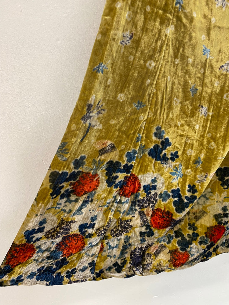 Fabulous Boho White Stuff Maple Velvet Midi Skirt UK10 LG276