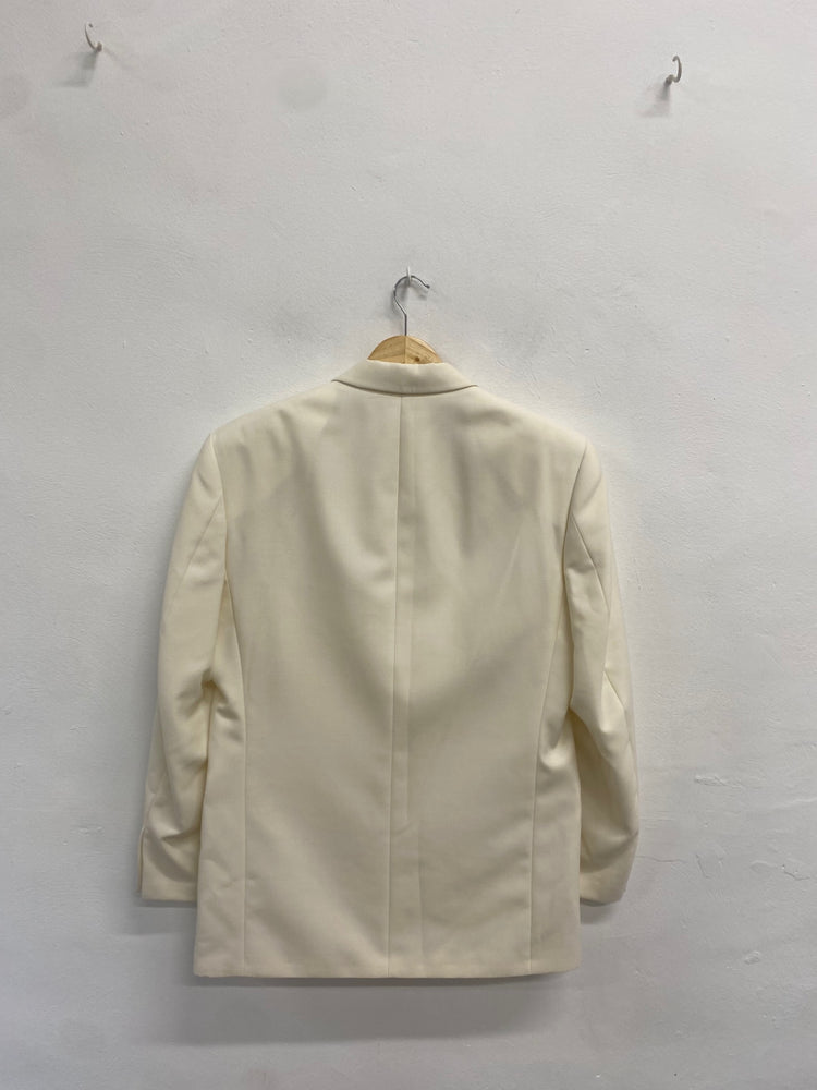 Classic men’s HR tailoring Blazer 40R Cream formal LG276