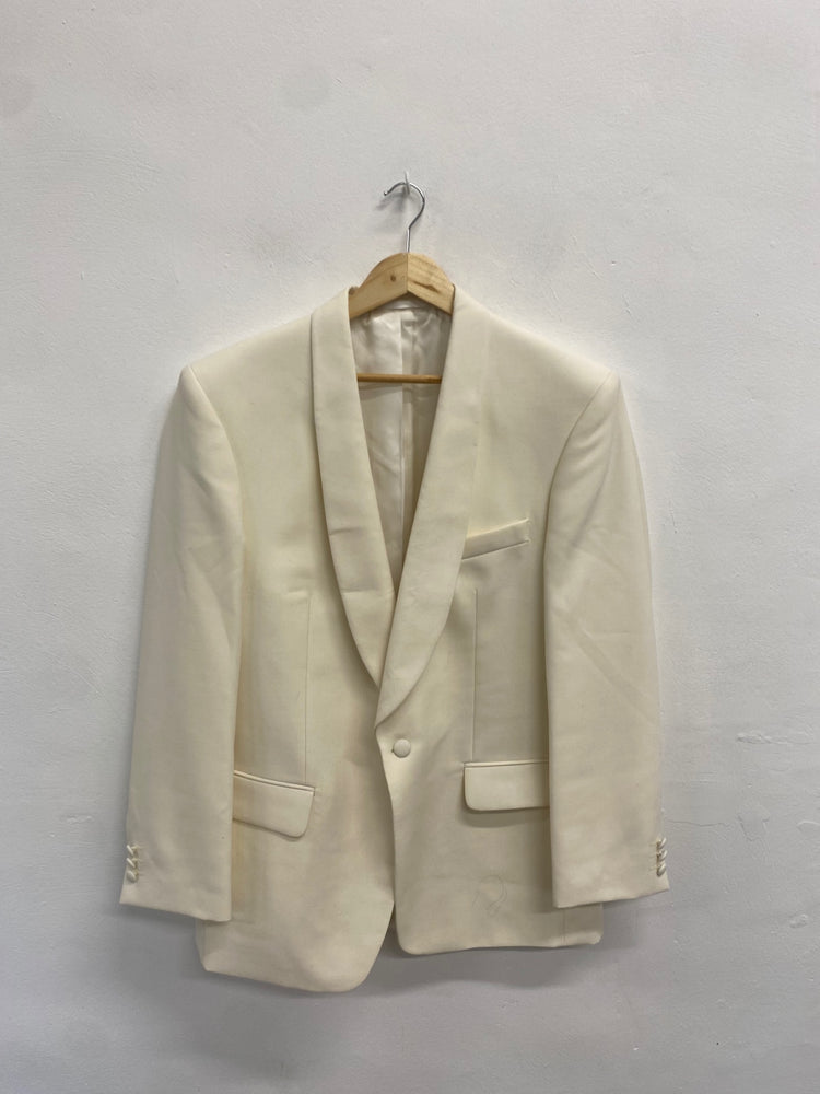 Classic men’s HR tailoring Blazer 40R Cream formal LG276