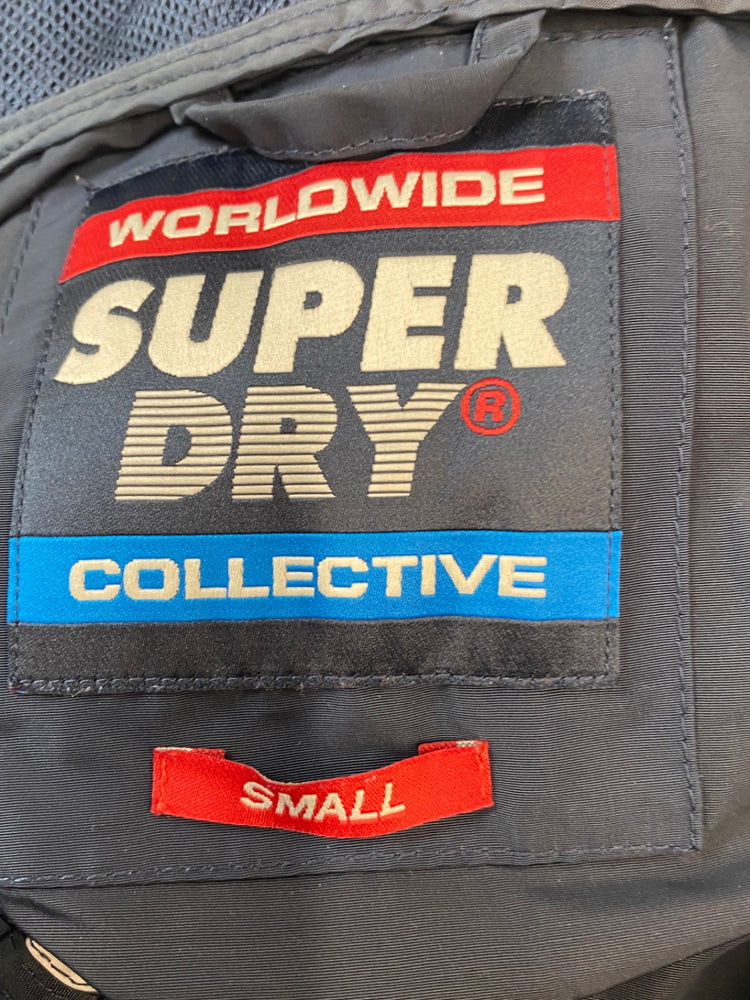 Fabulous Retro inspired Superdry Windbreaker UKS Navy & Red Striped LB244