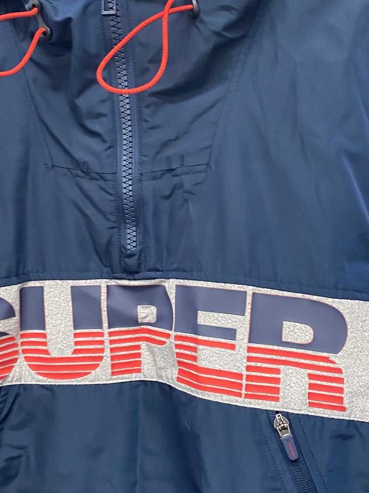 Fabulous Retro inspired Superdry Windbreaker UKS Navy & Red Striped LB244