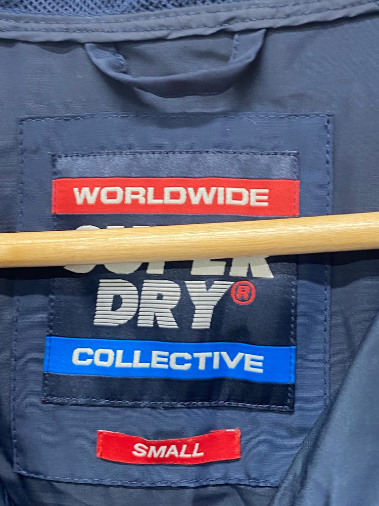 Fabulous Retro inspired Superdry Windbreaker UKS Navy & Red Striped LB244