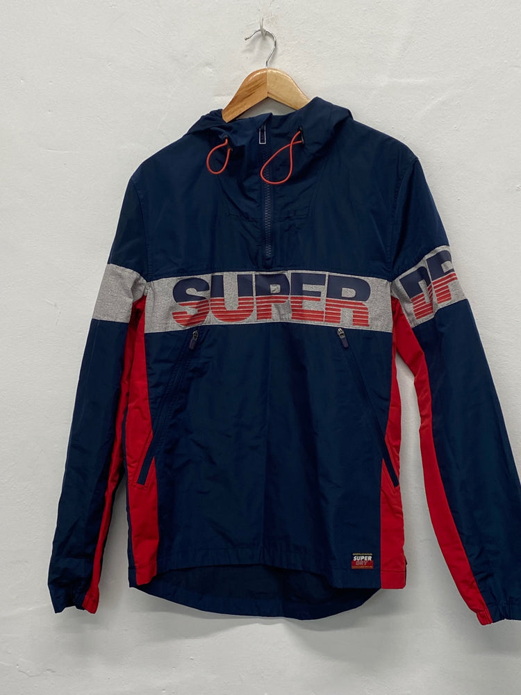 Fabulous Retro inspired Superdry Windbreaker UKS Navy & Red Striped LB244