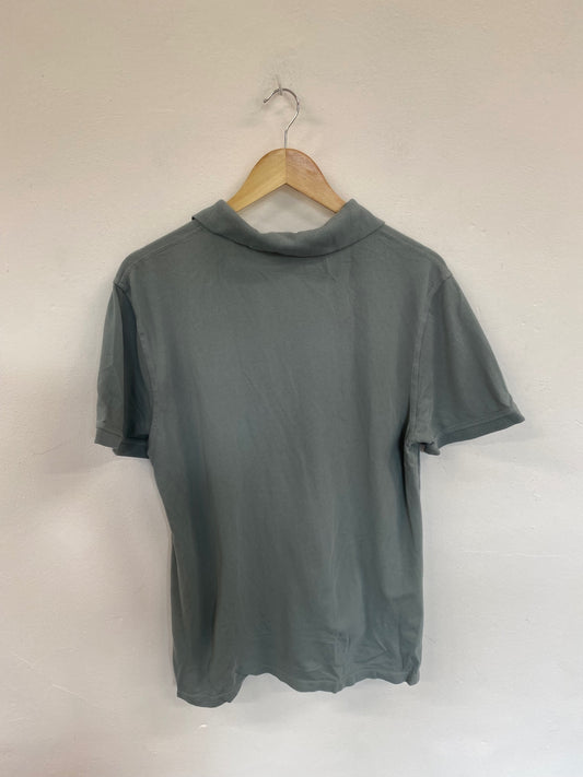 Fabulous REISS Grey Green Puro Polo Shirt UK XL KS002