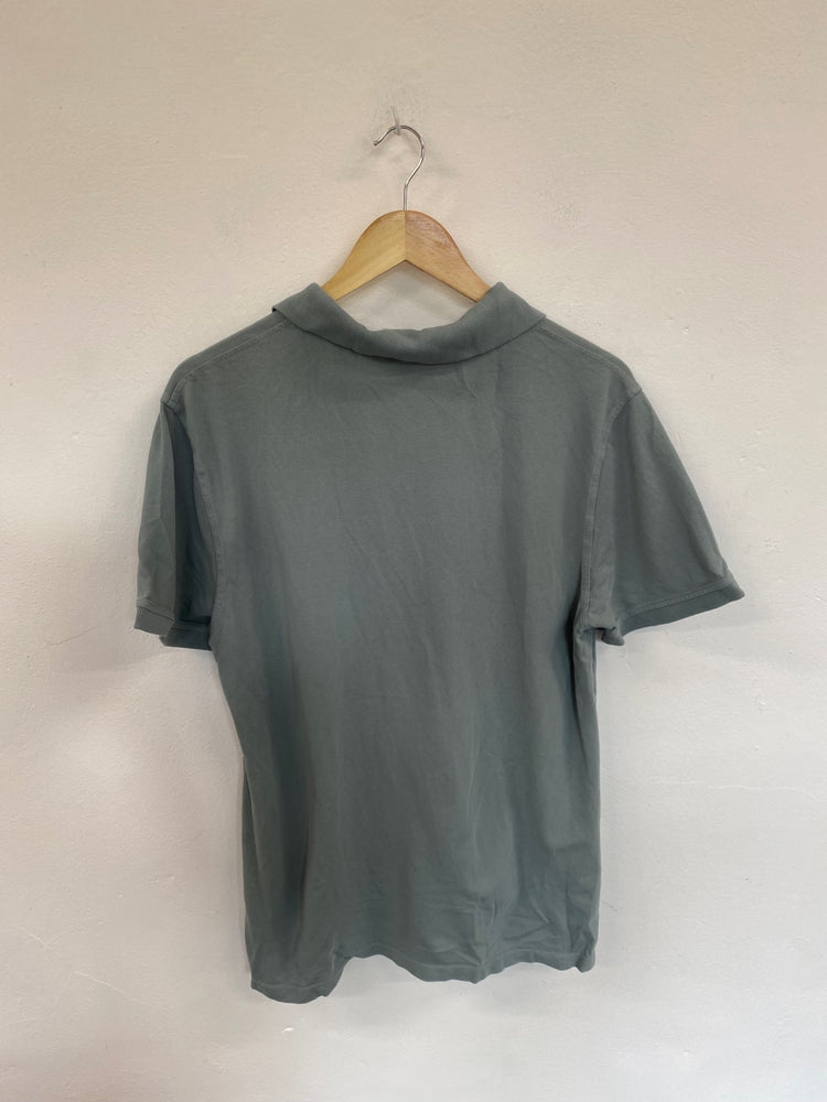 Fabulous REISS Grey Green Puro Polo Shirt UK XL KS002