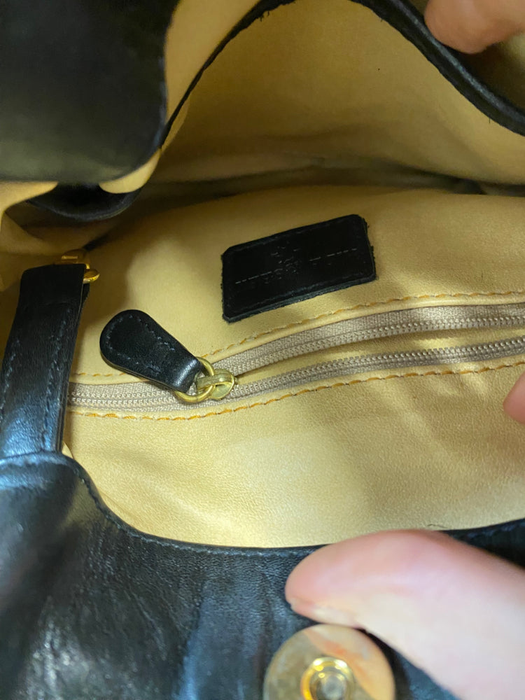 Fabulous Hide & Seek leather crossbody Bags Small Black SO001