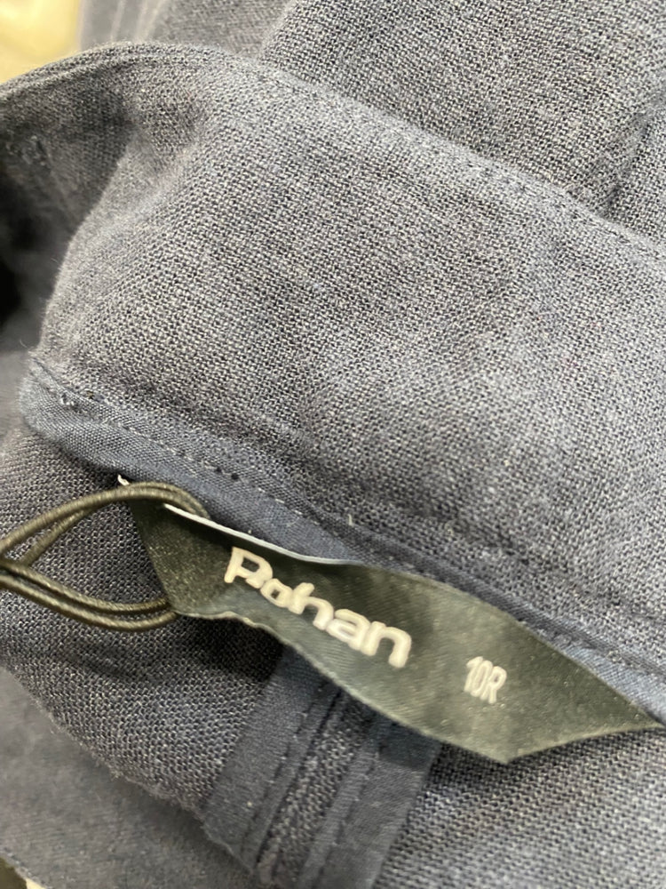 Fabulous Rohan trousers linen Uk 10 Navy cropped SO001