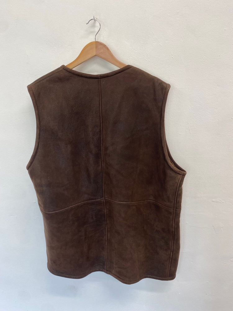 Fabulous KC collection Gilet UK XL Brown country western SO001