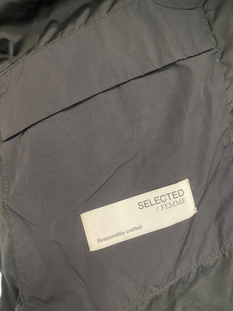 Fabulous Selected Femme Puffer Jacket black UK 12 Black CM007