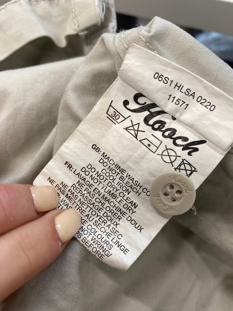 Fabulous Hooch Dress UK 12 Beige y2k midi safari style CH434