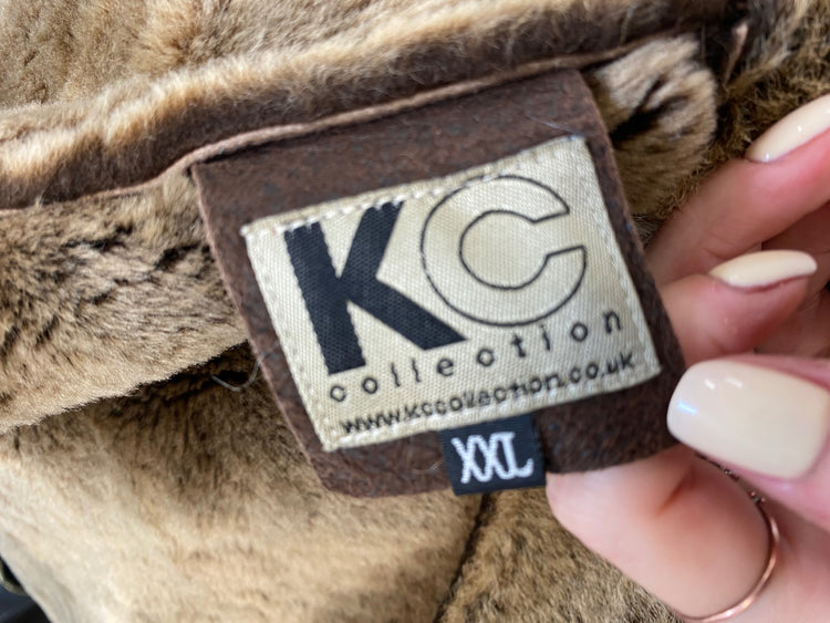 Fabulous KC collection Gilet UK XL Brown country western SO001