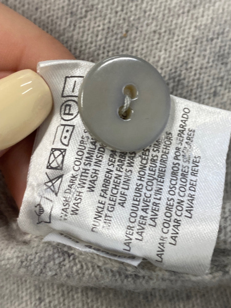 Fabulous GANT Cardigan UK L Grey longline wool blend HD440