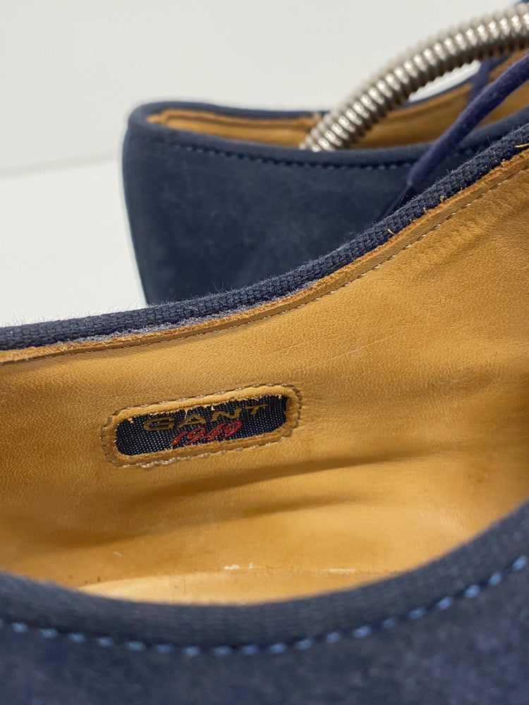 Fabulous GANT suede navy loafers UK9 Dark Blue HD440