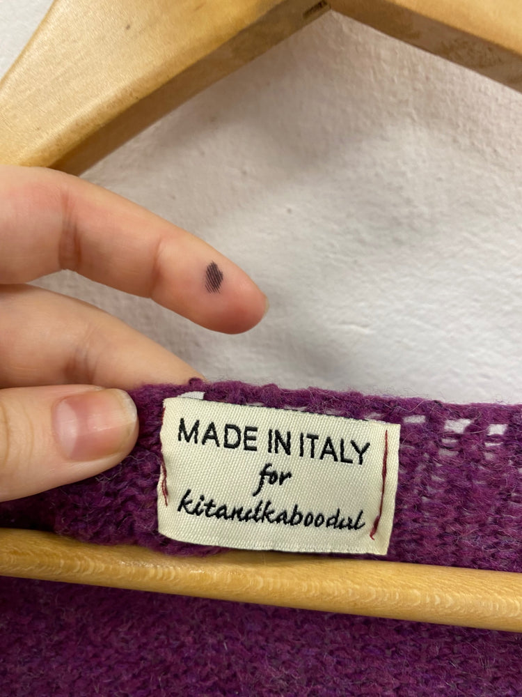 Fabulous Made in Italy Purple Starry Jumper One Size NR001