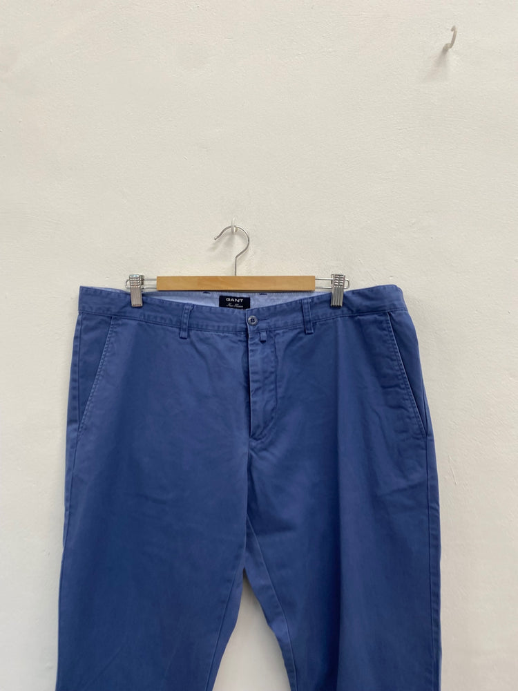 Fabulous GANT Trousers W38" Blue chino L34 LO442