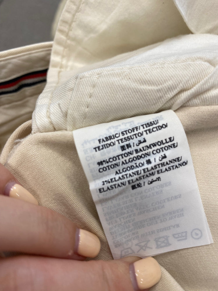 Fabulous GANT Trousers W38" Cream cropped L34 LO442