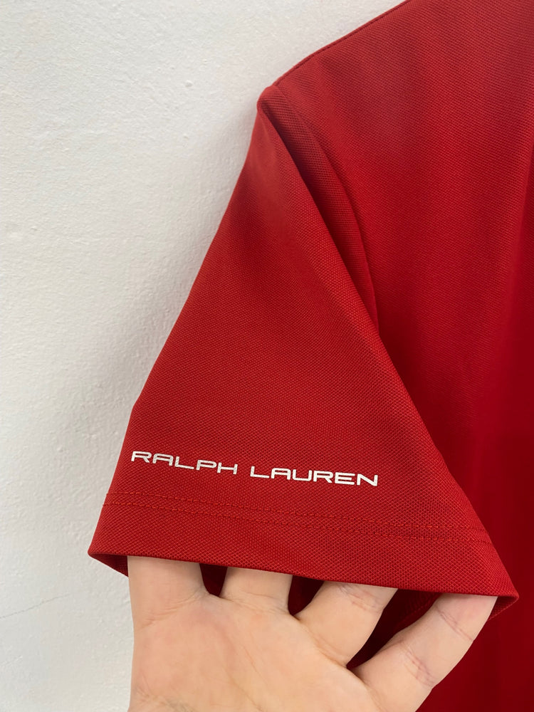 Fabulous RLX Ralph Lauren Moisture Wick Polo Shirt UK M LO442