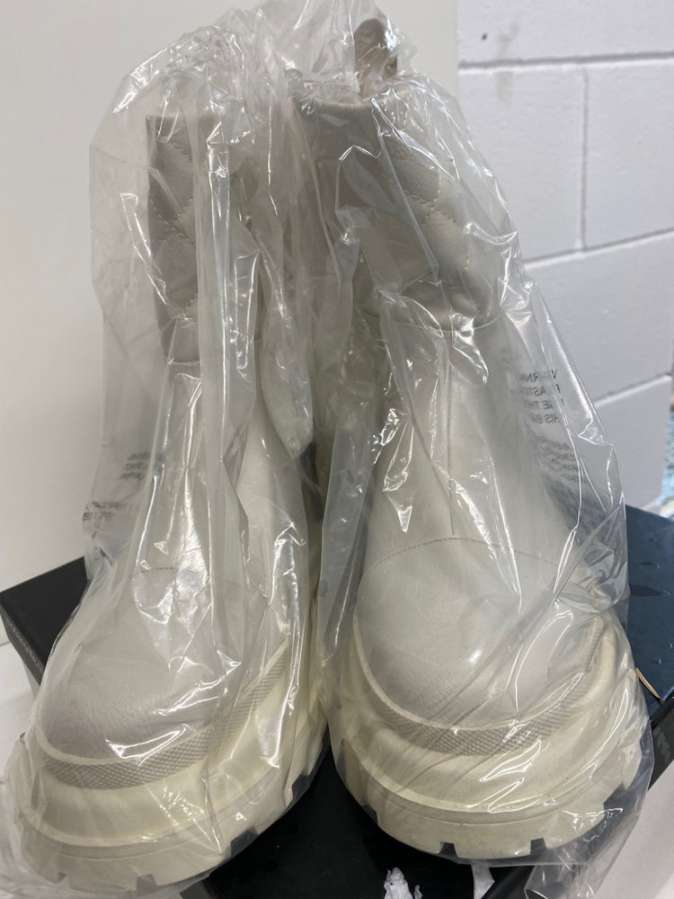 Fabulous Moda In Pelle peretti Porvair cream Boots UK6 Cream new AB024