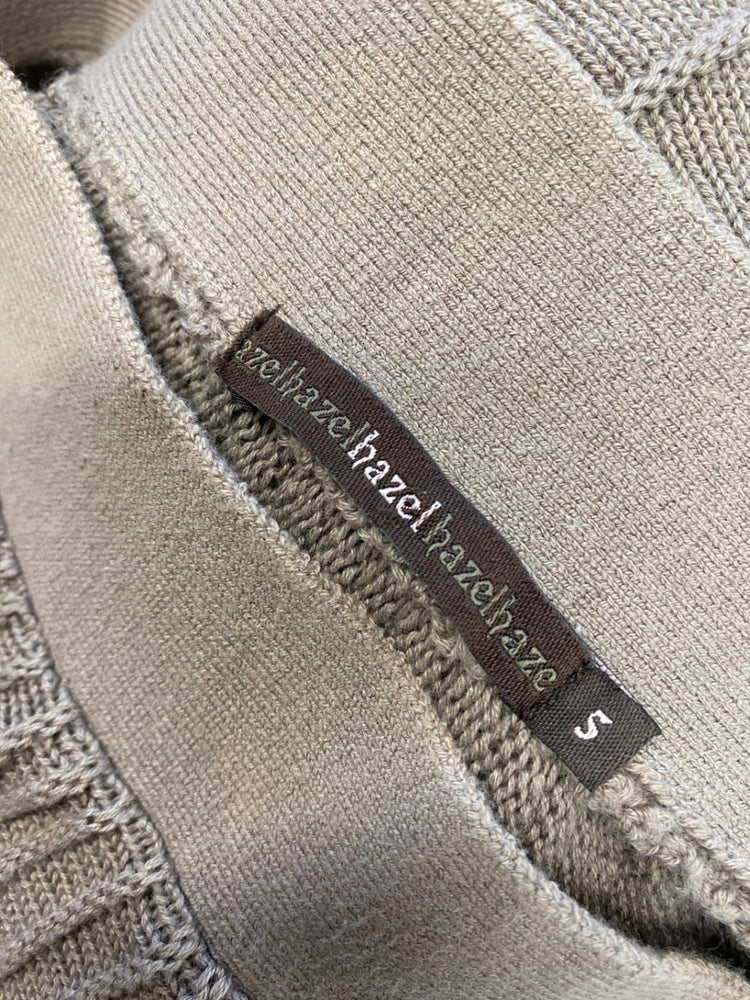 Fabulous Anthropologie hazel x3 Skirt midi UK S Beige pattern BT001