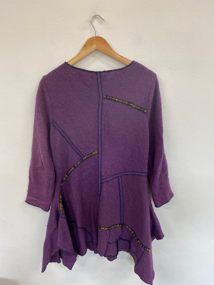 Fabulous Joe Browns Purple Longline Cardigan UK8 MM005