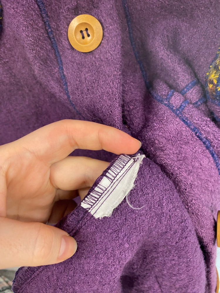 Fabulous Joe Browns Purple Longline Cardigan UK8 MM005