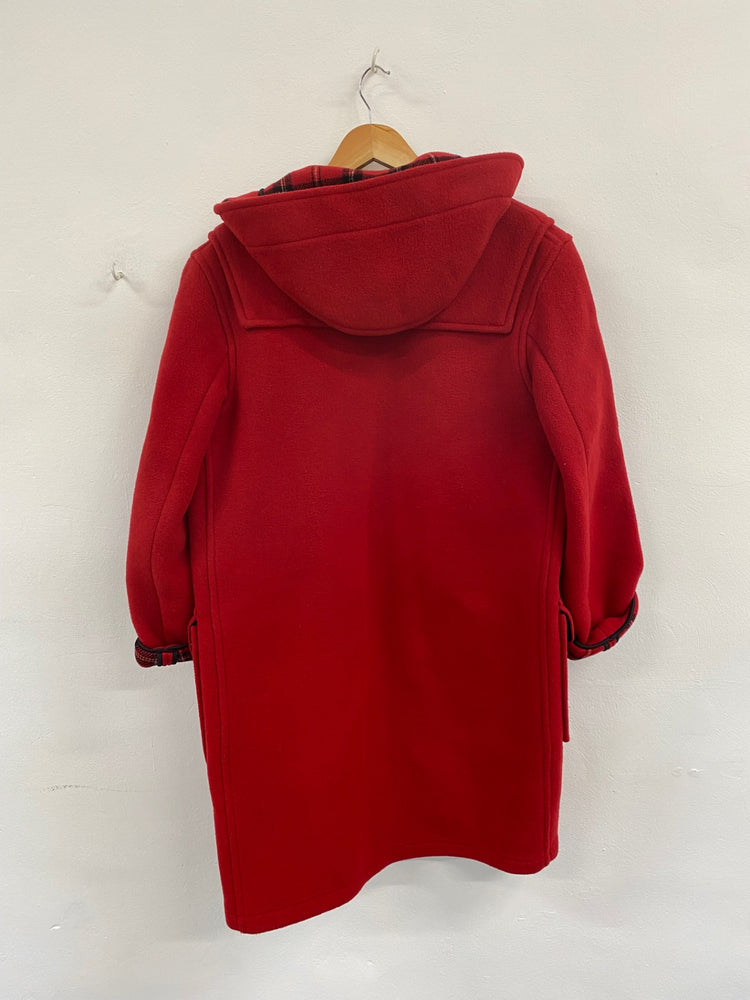 Fabulous John Partridge Vintage Y2K Red Duffle Coat UK8-10 BT001