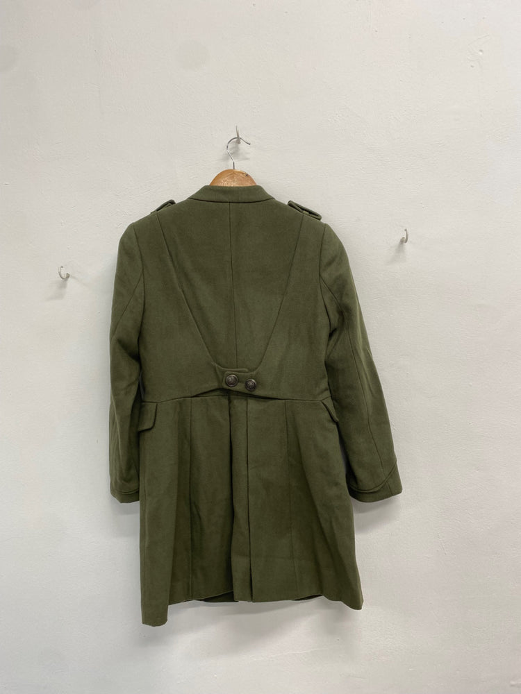 Fabulous Joe browns Military Jacket UK 8 Khaki wool blend BT001