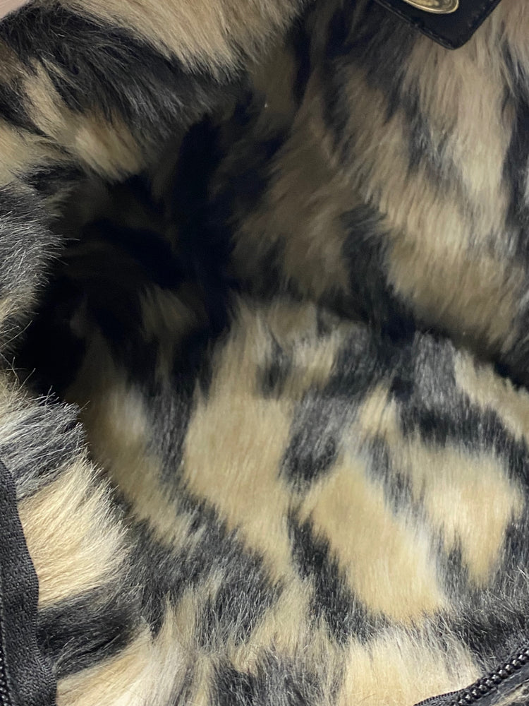 Fabulous Dents 1777 vintage y2k Bag One size Black animal print BT001