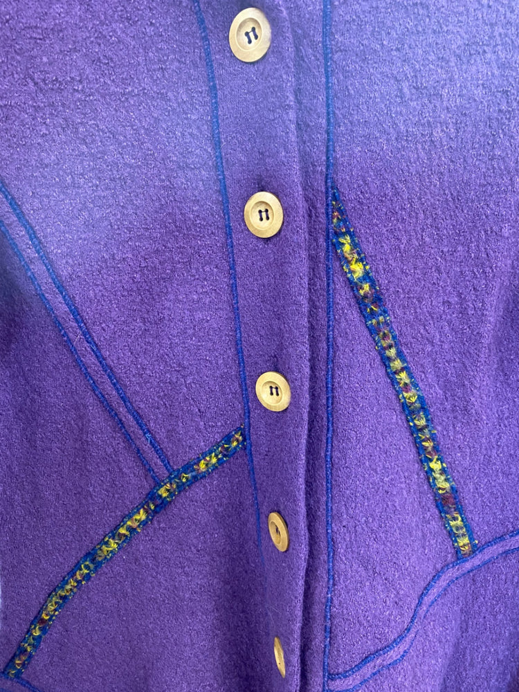 Fabulous Joe Browns Purple Longline Cardigan UK8 MM005