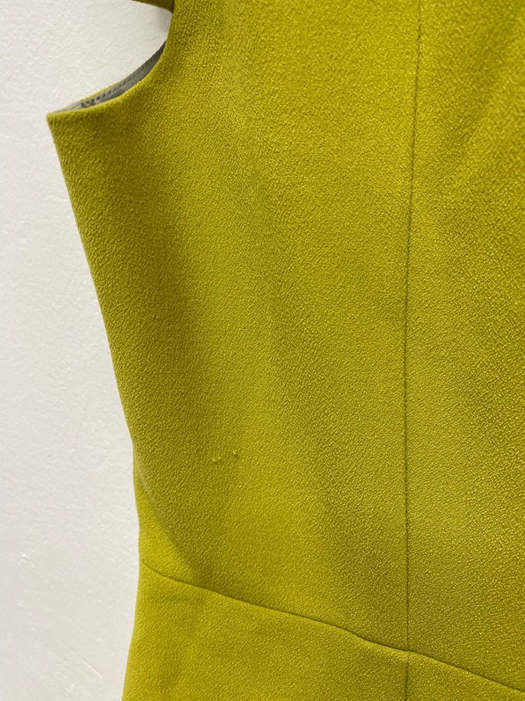 Fabulous The Fold London Ellen Dress Uk14 Olive green midi CE060