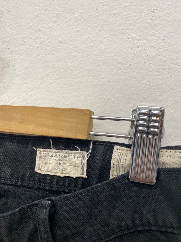 Fabulous All Saints Cigarette classic Jeans W32" Black FS128