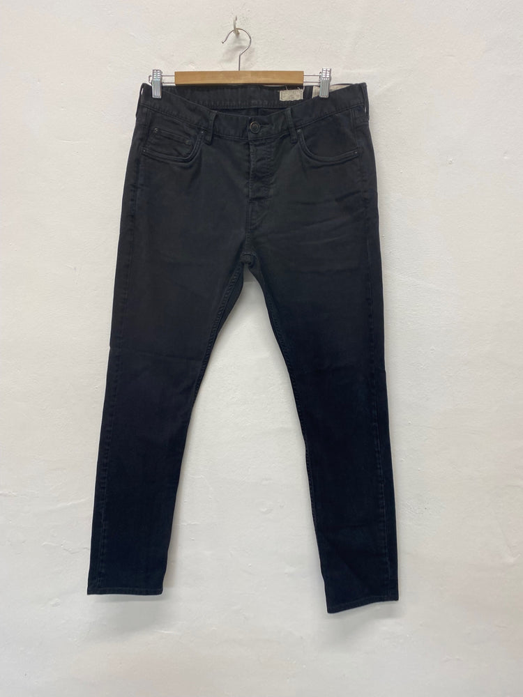 Fabulous All Saints Cigarette classic Jeans W32" Black FS128