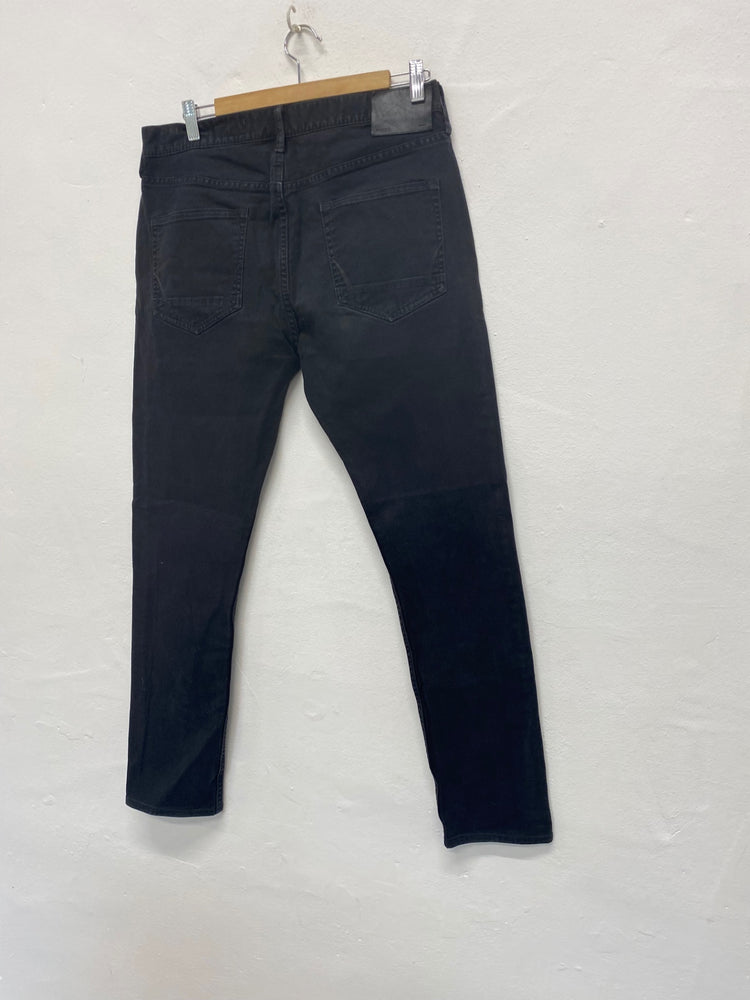 Fabulous All Saints Cigarette classic Jeans W32" Black FS128