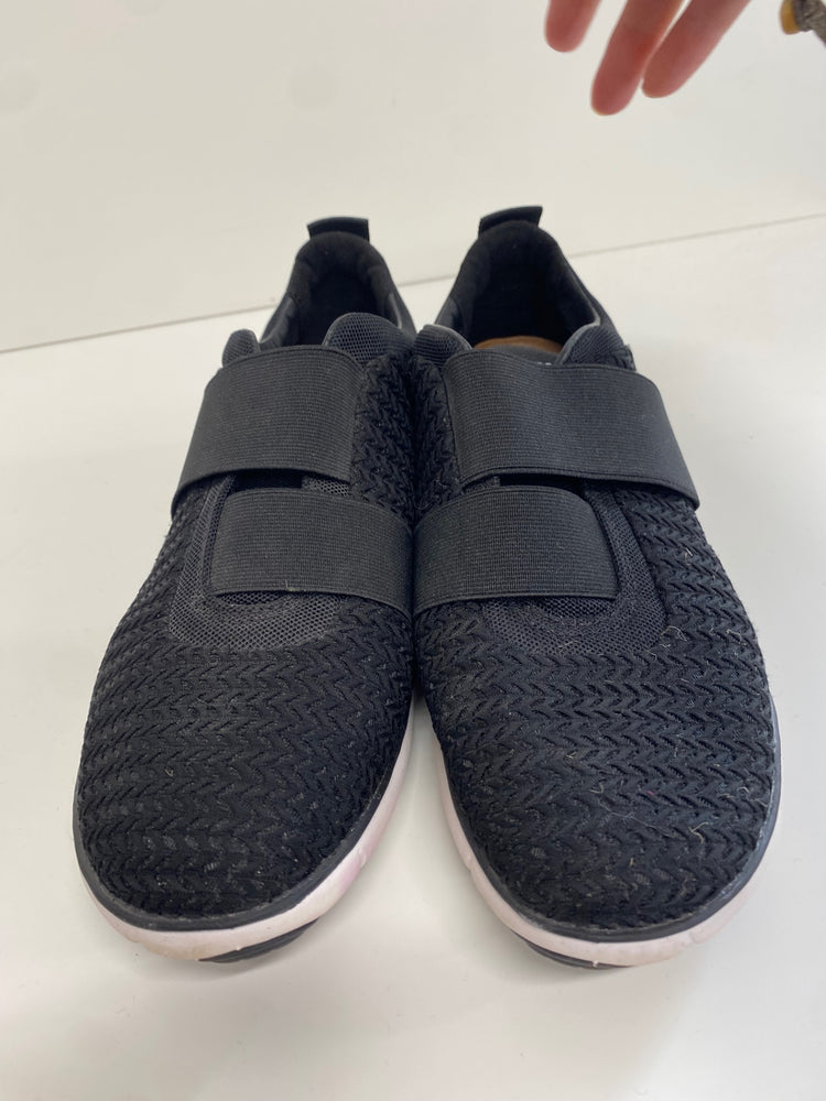 Fabulous Geox Sneakers Uk7 Black leather breathable stystem EC004