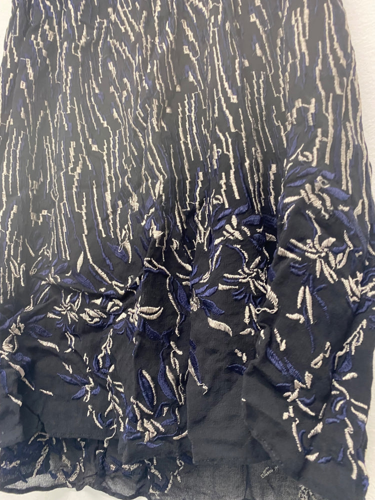 Fabulous All Saints Philomena Sidney mini Skirt UK10 Black Embroidered boho LJ446