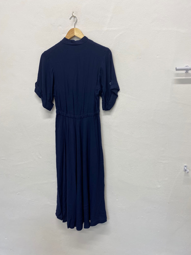 Fabulous vintage Lee Bender at Bus Stop classic fit & Flare Dress Uk8 Navy Blue BT00