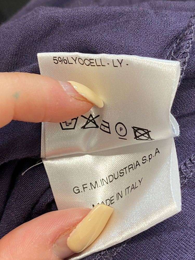 Fabulous Vivienne Westwood anglomania Dress cowl neck UK M Purple BT001