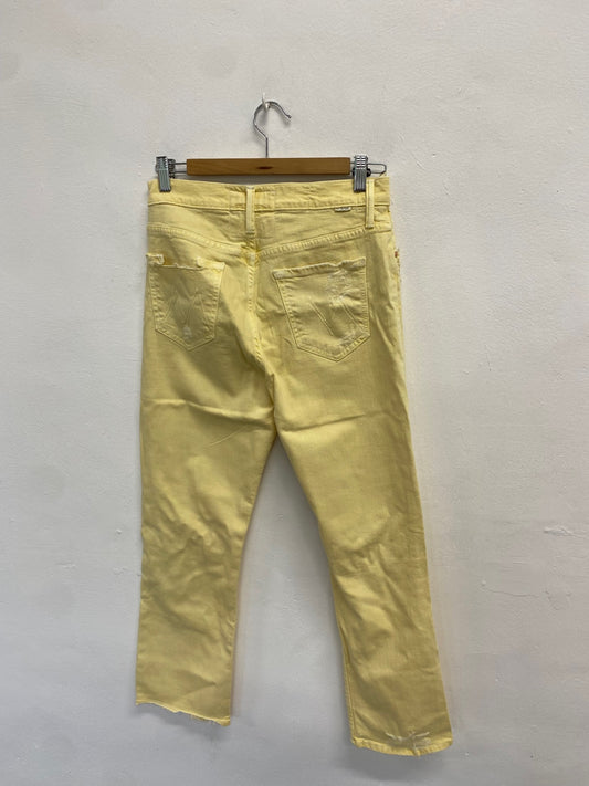 Fabulous Mother superior Jeans W 29 Yellow distressed LG005