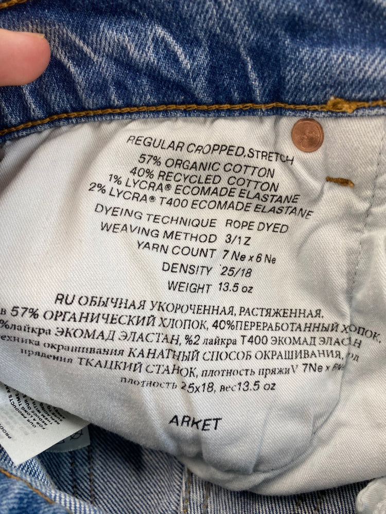 Fabulous Arket Blue Crop Highwaist Jeans W28” CM061