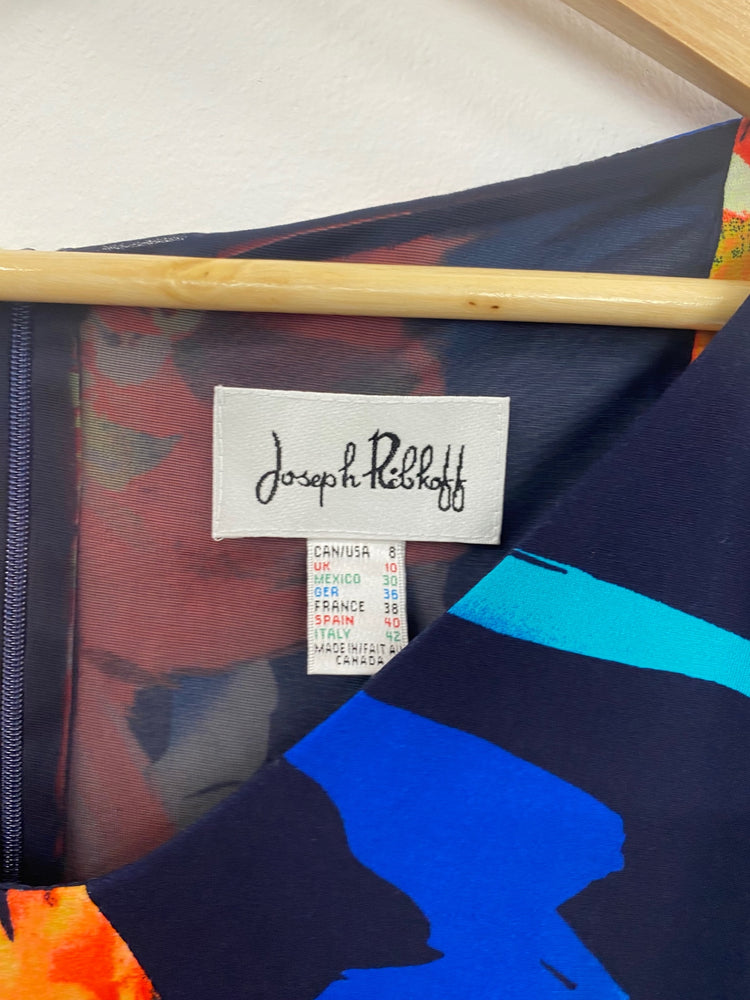 Fabulous Joseph Ribkoff Tropical Floral Midi Dress UK10 KM004