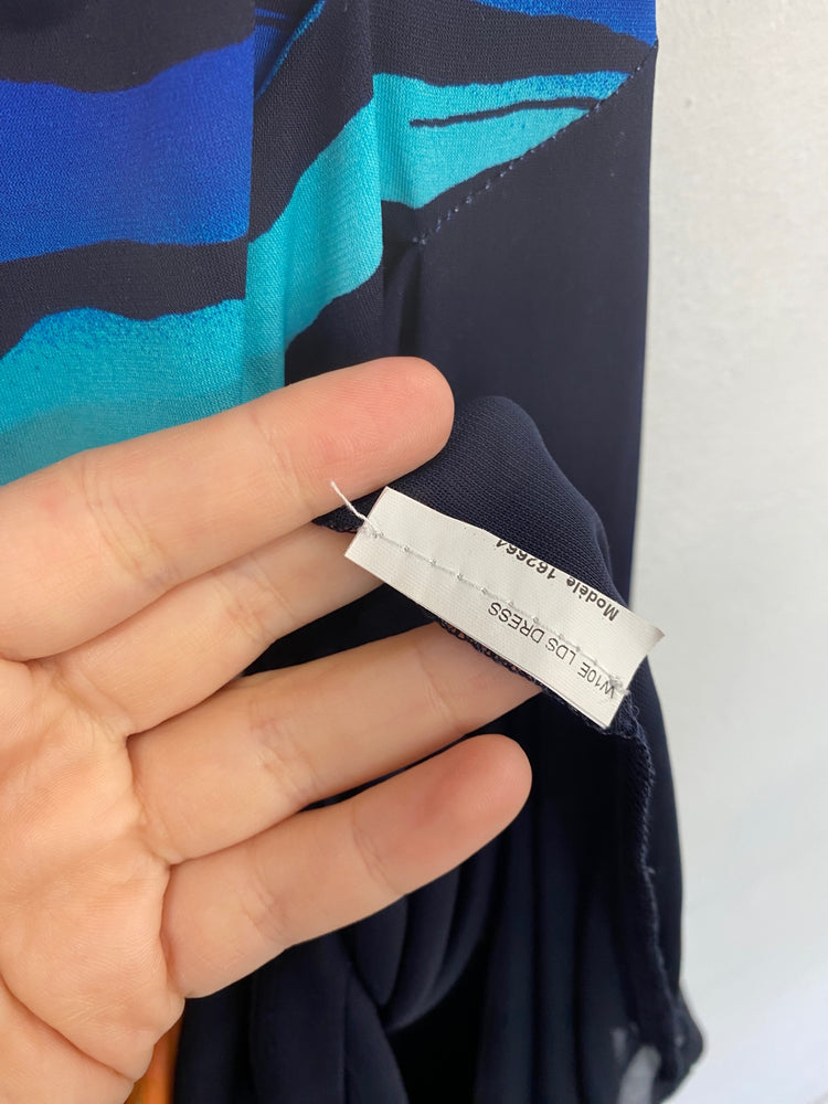 Fabulous Joseph Ribkoff Tropical Floral Midi Dress UK10 KM004