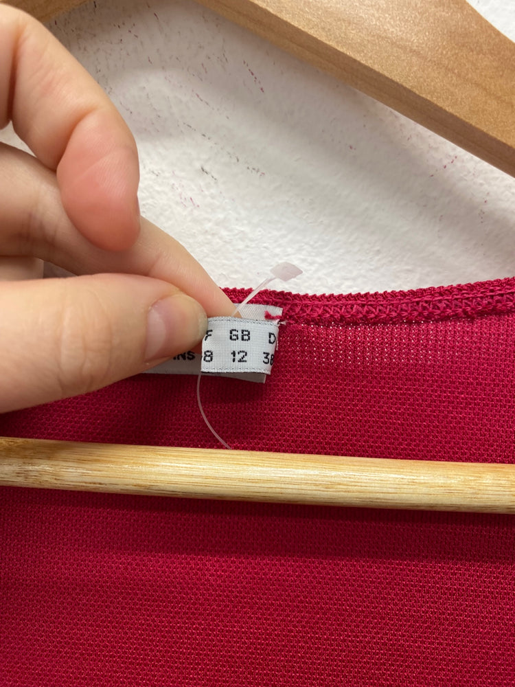 Fabulous Moschino Jeans Vintage Y2K Cherry Red Top UK12 BT001