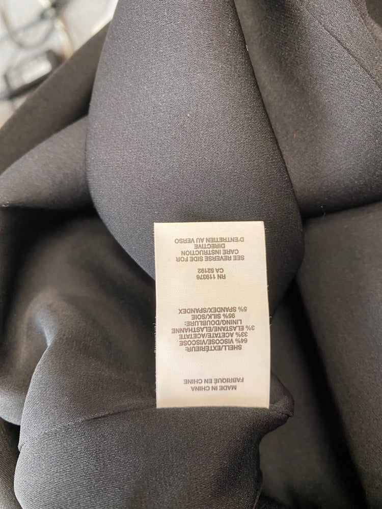 Fabulous Helmut lang classic mini Dress UK10 Black Back zip LG005