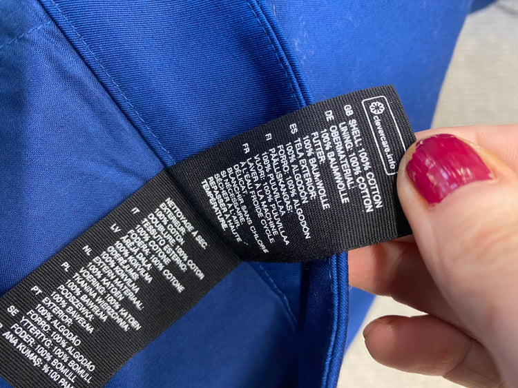 Fabulous & Other Stories vintage retro Shorts UK10 Blue 1960’s NM001