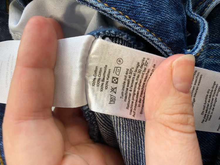 Fabulous Hush Dark Blue Wide Leg Jeans UK14 KE450