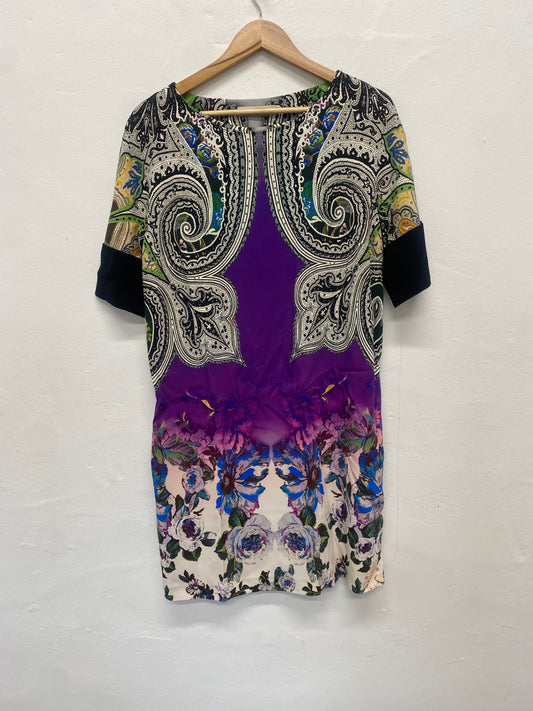 Fabulous Etro abstract Dress UK14-16 Italian 46 MD002