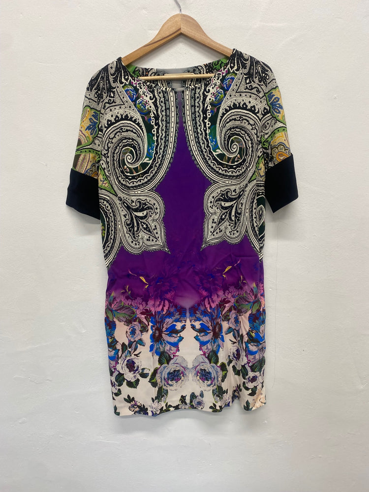 Fabulous Etro abstract Dress UK14-16 Italian 46 MD002