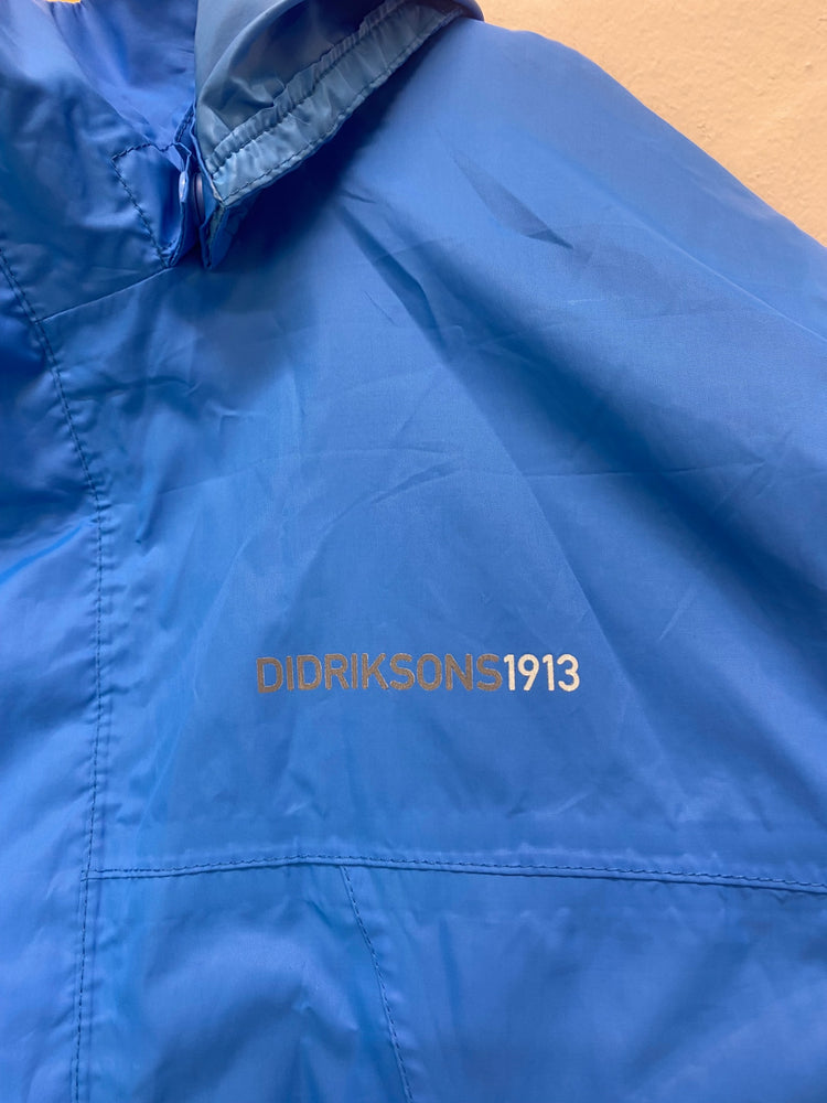 Fabulous DIDRIKSONS Raincoat Age 9-10 Blue Practical fun KM001