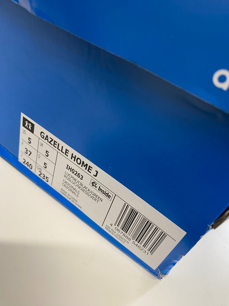 Fabulous Adidas Gazelle Home slipper Sneakers UK5 Pink originals New LG276