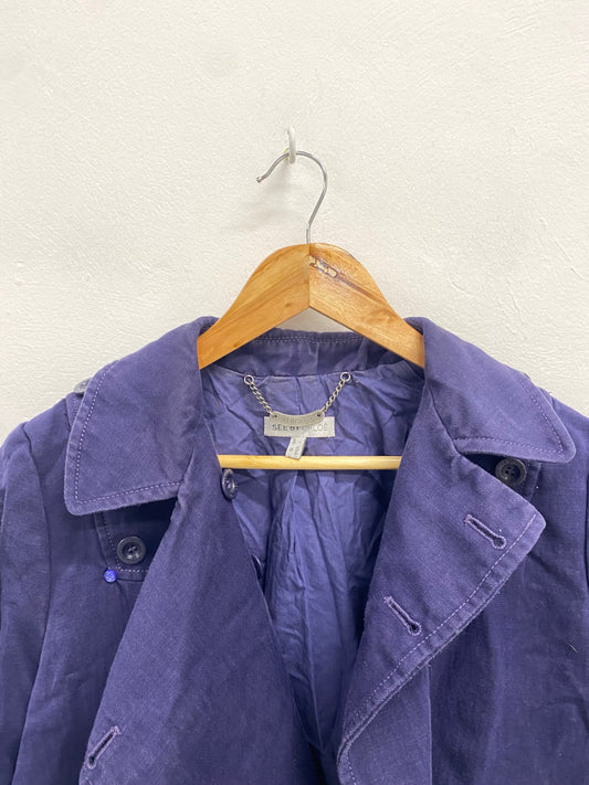 Fabulous See by Chloé Blazer UK 14 Navy Blue MM005